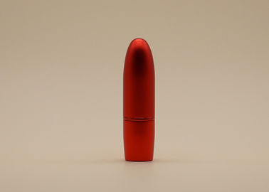 หลอดบรรจุภัณฑ์เครื่องสำอาง Lip Balm สีแดงฝ้า 4.5 กรัมพร้อมใบรับรอง ISO 9001