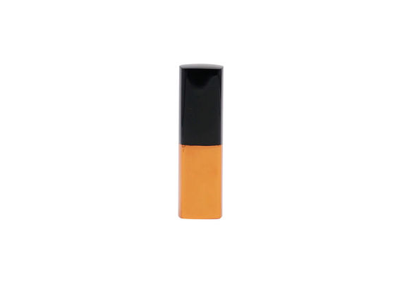 3.5g Square Fancy Orange Lip Balm คอนเทนเนอร์หลอดจำนวนมาก