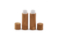 Custom Cosmetic Lip Balm Tube Bamboo Covered Lipstick 3.5g. ลิปสติก