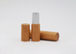 Custom Cosmetic Lip Balm Tube Bamboo Covered Lipstick 3.5g. ลิปสติก