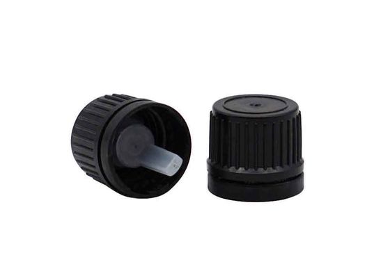 คุณภาพ  18mm 20mm Black Plastic Tamper Evident Screw Cap For Bottles โรงงาน