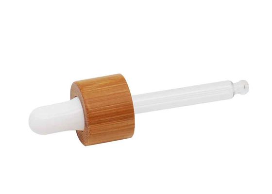 คุณภาพ  Regular Bamboo Essential Oil Dropper Bamboo Glass Dropper Caps Bamboo 18mm Dropper Lip For Bottles โรงงาน