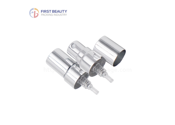 เครื่องฉีดน้ำน้ำหอมอลูมิเนียมสกรู FEA13 Silver Crimp Spray Pump Color Custom