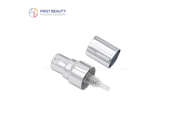 เครื่องฉีดน้ำน้ำหอมอลูมิเนียมสกรู FEA13 Silver Crimp Spray Pump Color Custom