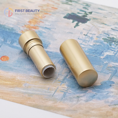 3.8 กรัม ท่อสีลิปสติกแม่เหล็กกลม พร้อมฝาปิดสําหรับเครื่องสําอาง