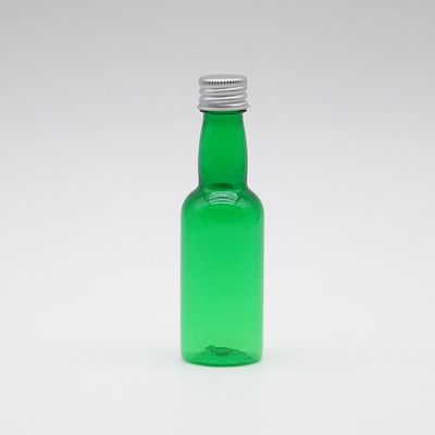 ขวดสเปรย์เครื่องสำอางคอยาวพลาสติกสีเขียวใสพร้อมฝาเกลียว 100ml