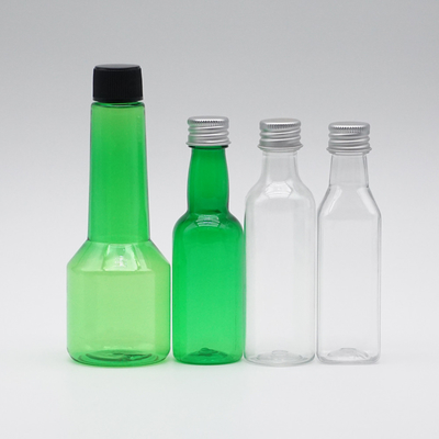 ขวดสเปรย์เครื่องสำอางคอยาวพลาสติกสีเขียวใสพร้อมฝาเกลียว 100ml