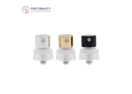 Fea15mm ปั๊มสเปรย์น้ำหอม Crimless Aluminium Gold Mist สำหรับขวด