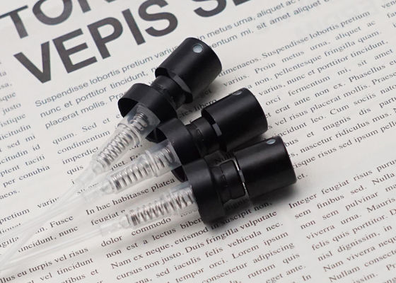 Fea15 ปั๊มสเปรย์น้ำหอม Aluminium Black Crimp Mist