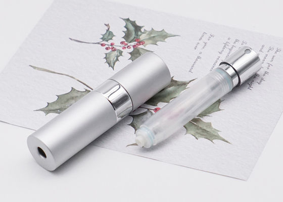 ขวดทดสอบน้ำหอม Twist Up เปล่า 8ml 10ml รอบอลูมิเนียมแก้วรีฟิล Mist Spray