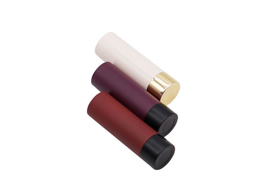 การพ่นสีเครื่องสำอางหลอดลิปบาล์มอลูมิเนียม 3.5 มล