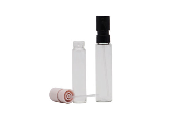 มินิรีฟิลน้ำหอมทดสอบขวด Atomizer 3ml ขวดแก้วพร้อม Snap Sprayer พลาสติก